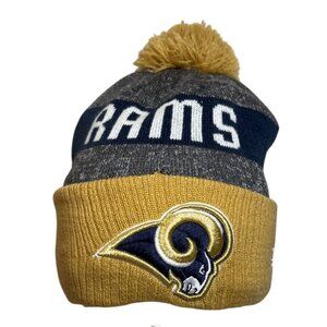 Los Angeles Rams New Era NFL Knit Pom Beanie Hat